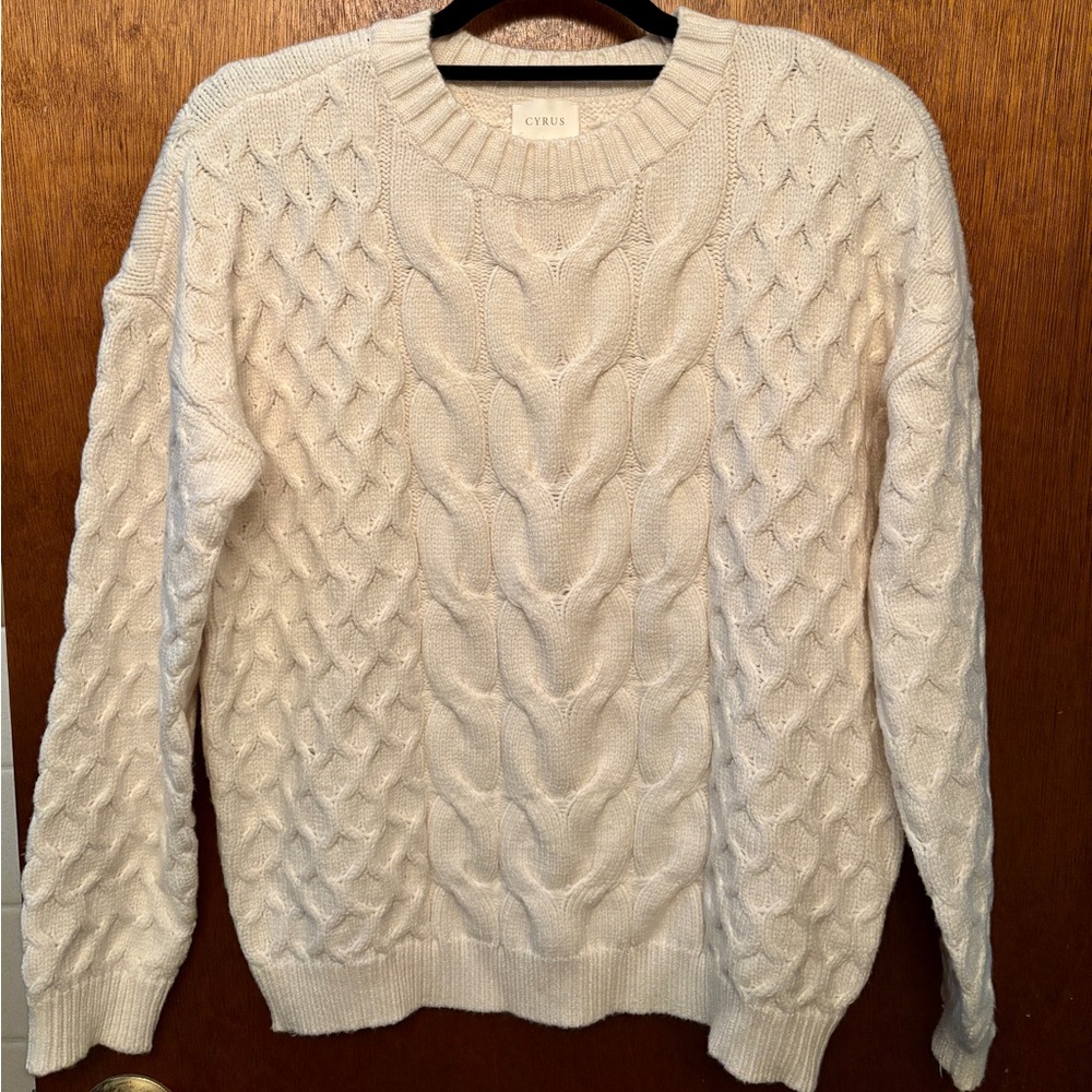 Women’s cream sweater
